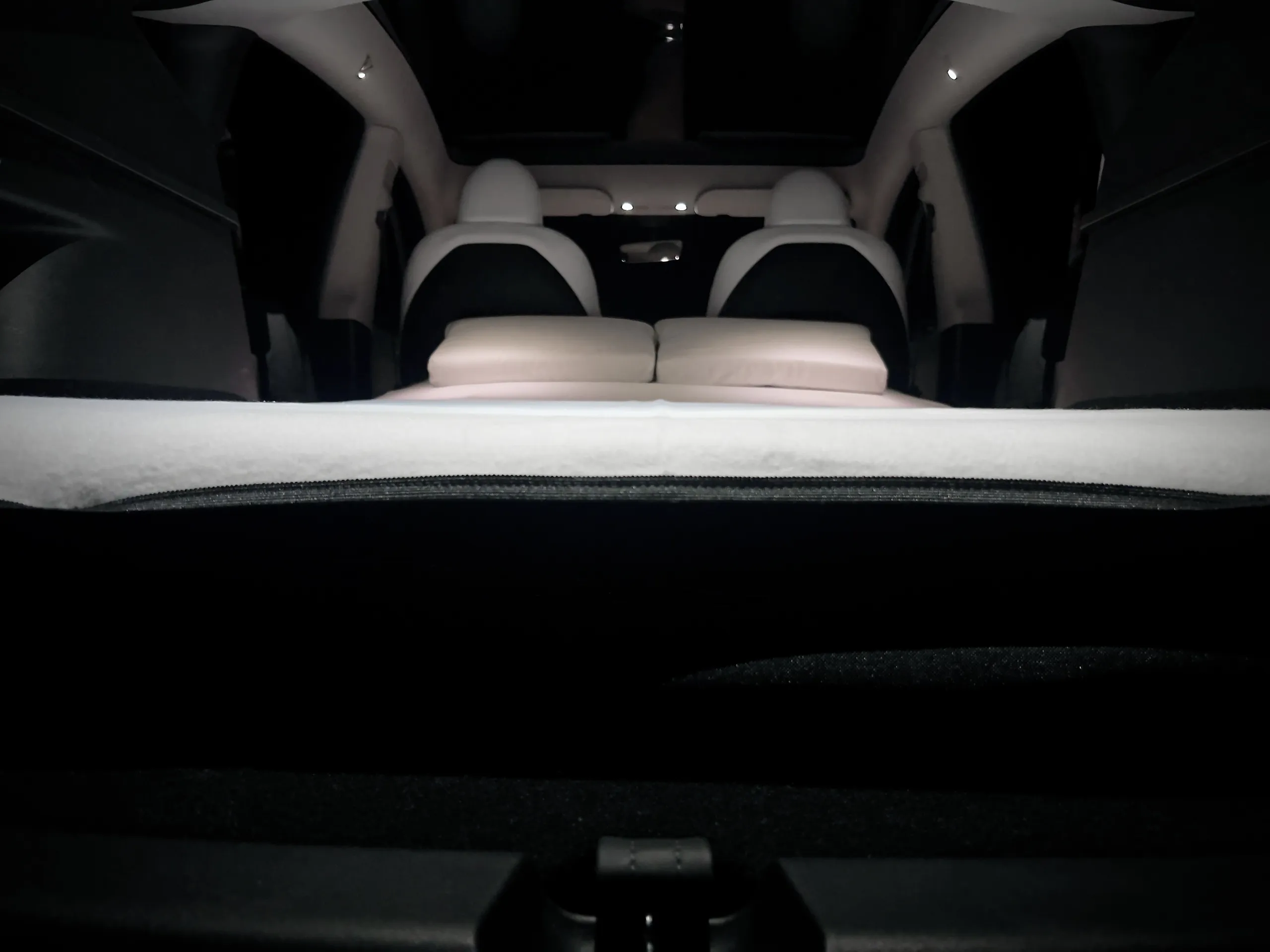 sleep in tesla model Y
