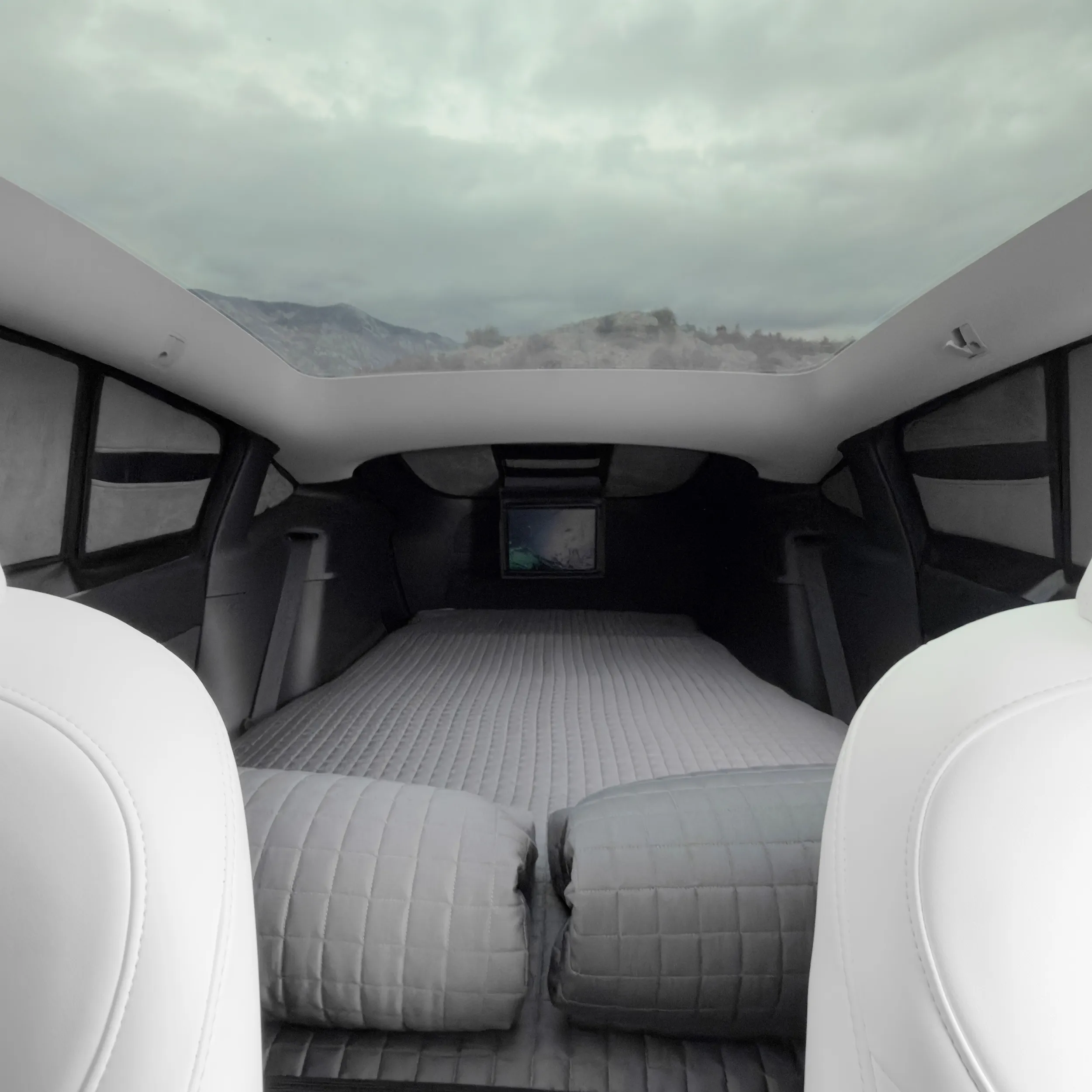 sleep in tesla model Y